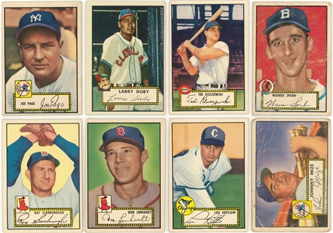 1952 Topps Collection (127 Different) Including Hall of Famers 